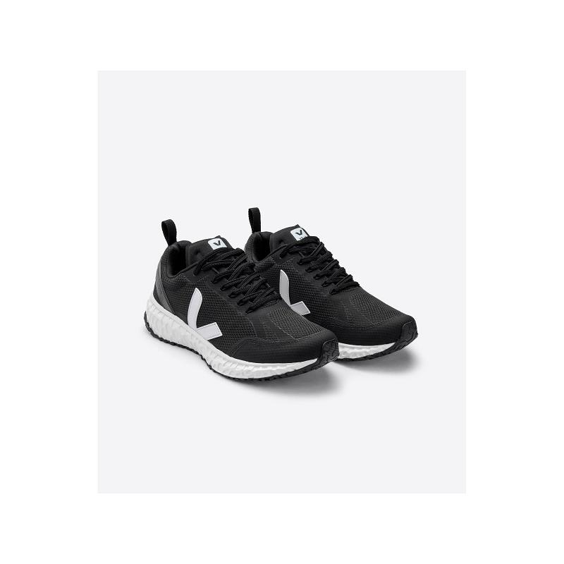 Tenis Veja Mujer Outlet - Condor Zapatillas Negras Blancas ES1057301